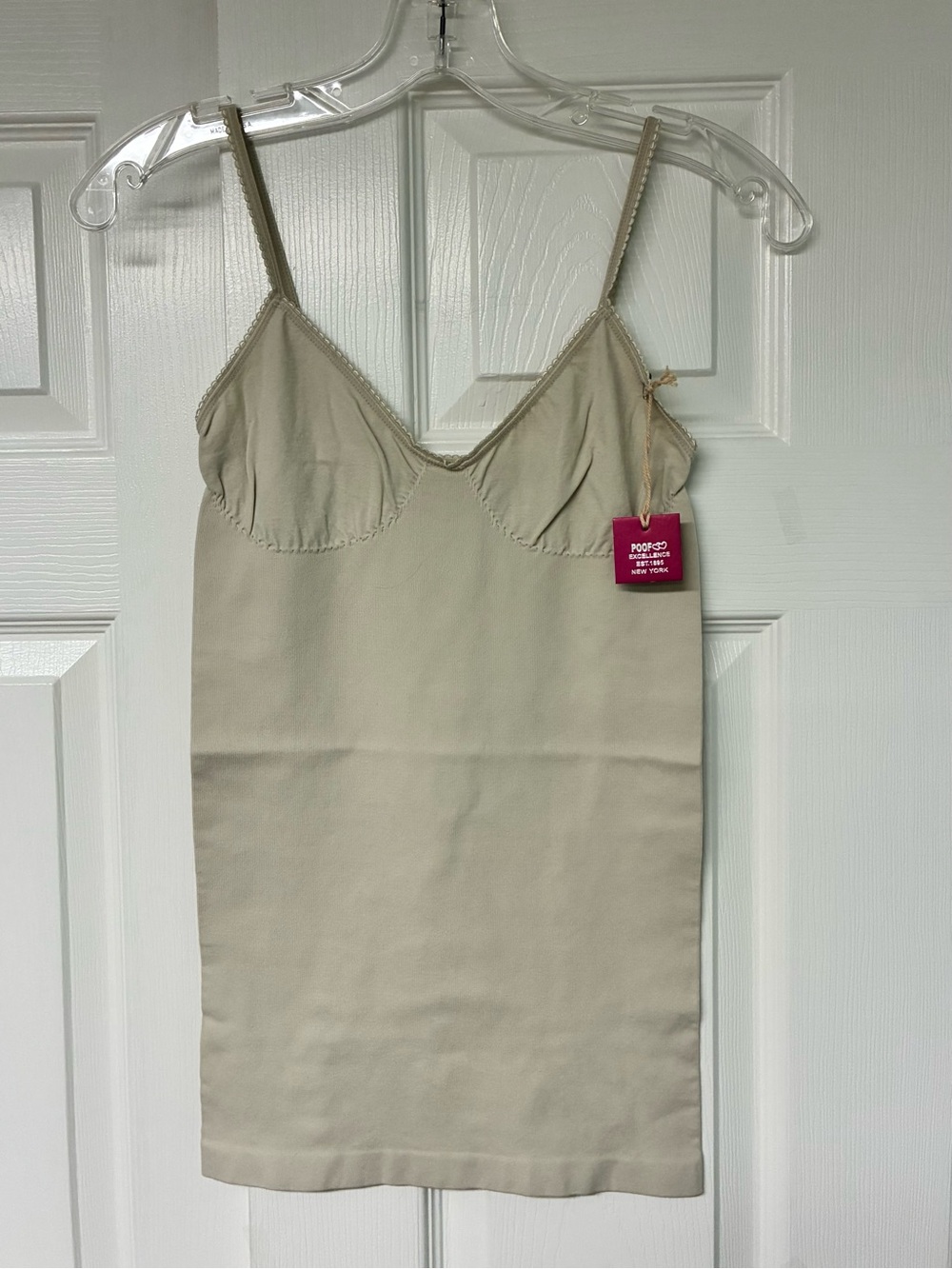 NWT Seamless Camisole with adjustable straps, Minimalist, Sand Beige, Size M/L